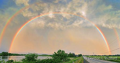 Sunset Rainbow_01037-9.jpg - Photographed along the Rideau Canal Waterway near Smiths Falls, Ontario, Canada.